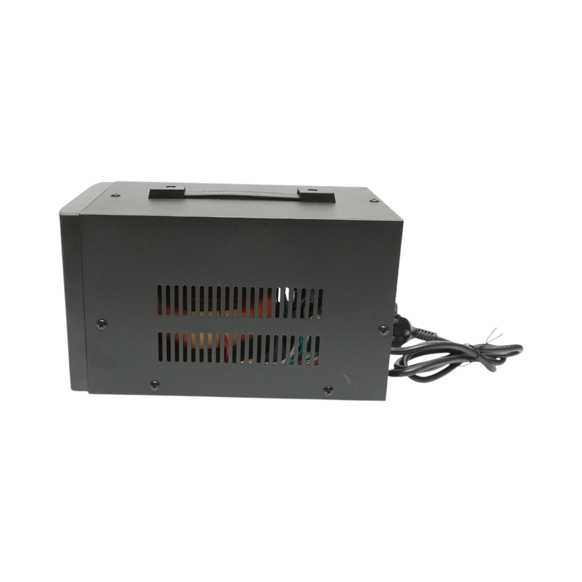 Stabilizator automat de tensiune 2000VA, 1200W, 140-250VAC cu releu monofazat, 2 prize Schuko 230V, afisaj LCD Breckner Germany - imagine 2