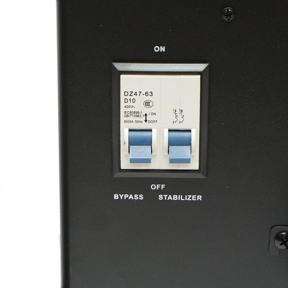 Stabilizator automat de tensiune 3000VA, 1800W, 140-250VAC cu releu monofazat, bypass, conexiune borne, afisaj LCD Breckner Germany - imagine 7