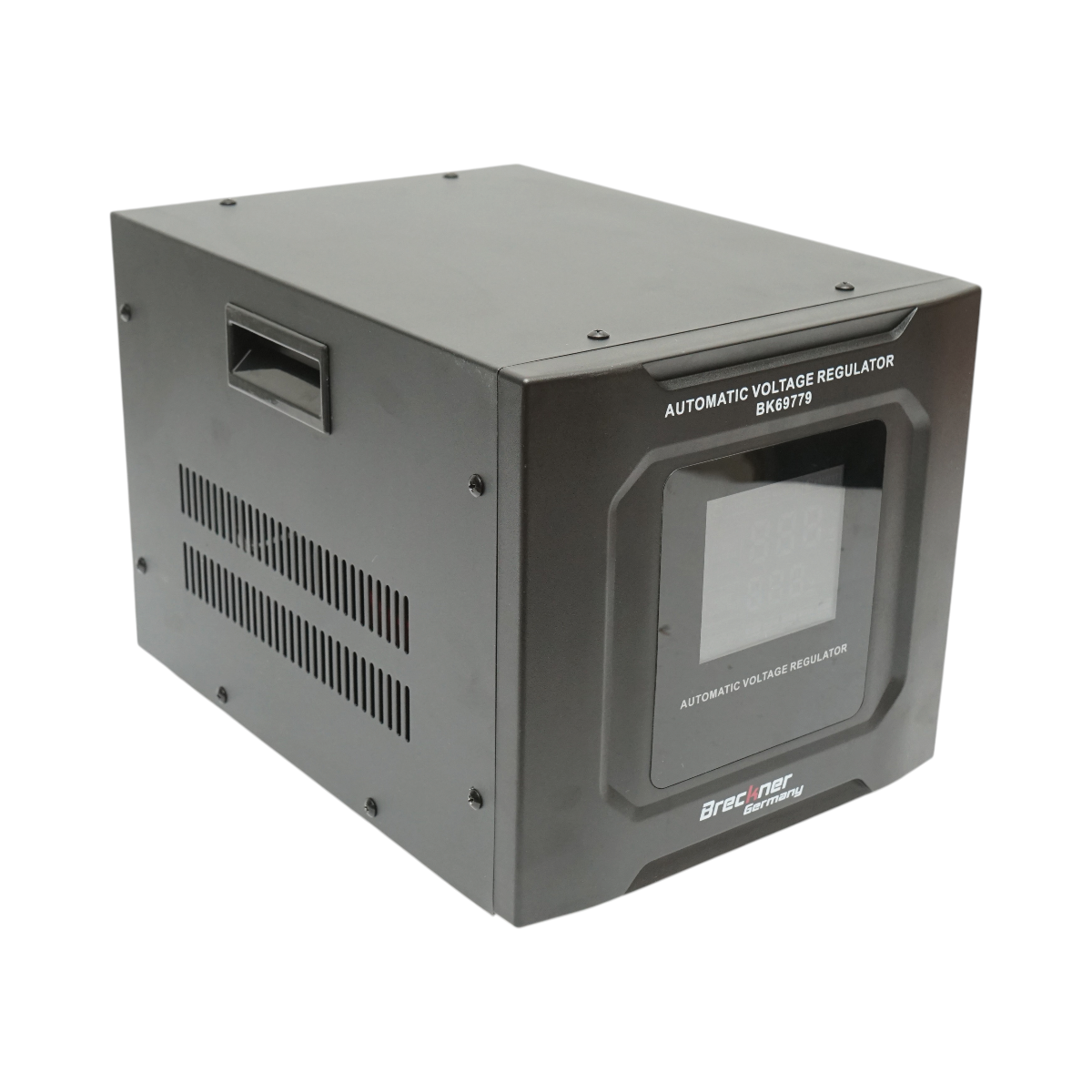 Stabilizator automat de tensiune 5000VA, 3000W, 140-250VAC cu releu monofazat, bypass, conexiune borne, afisaj LCD Breckner Germany - imagine 6