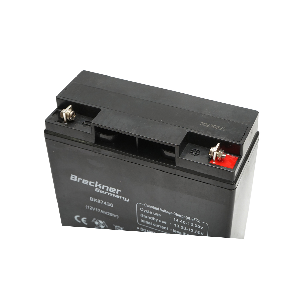 Baterie plumb acid 12V, 17Ah 20HR SLA pentru gard electric 180x75x165mm Breckner Germany - imagine 4