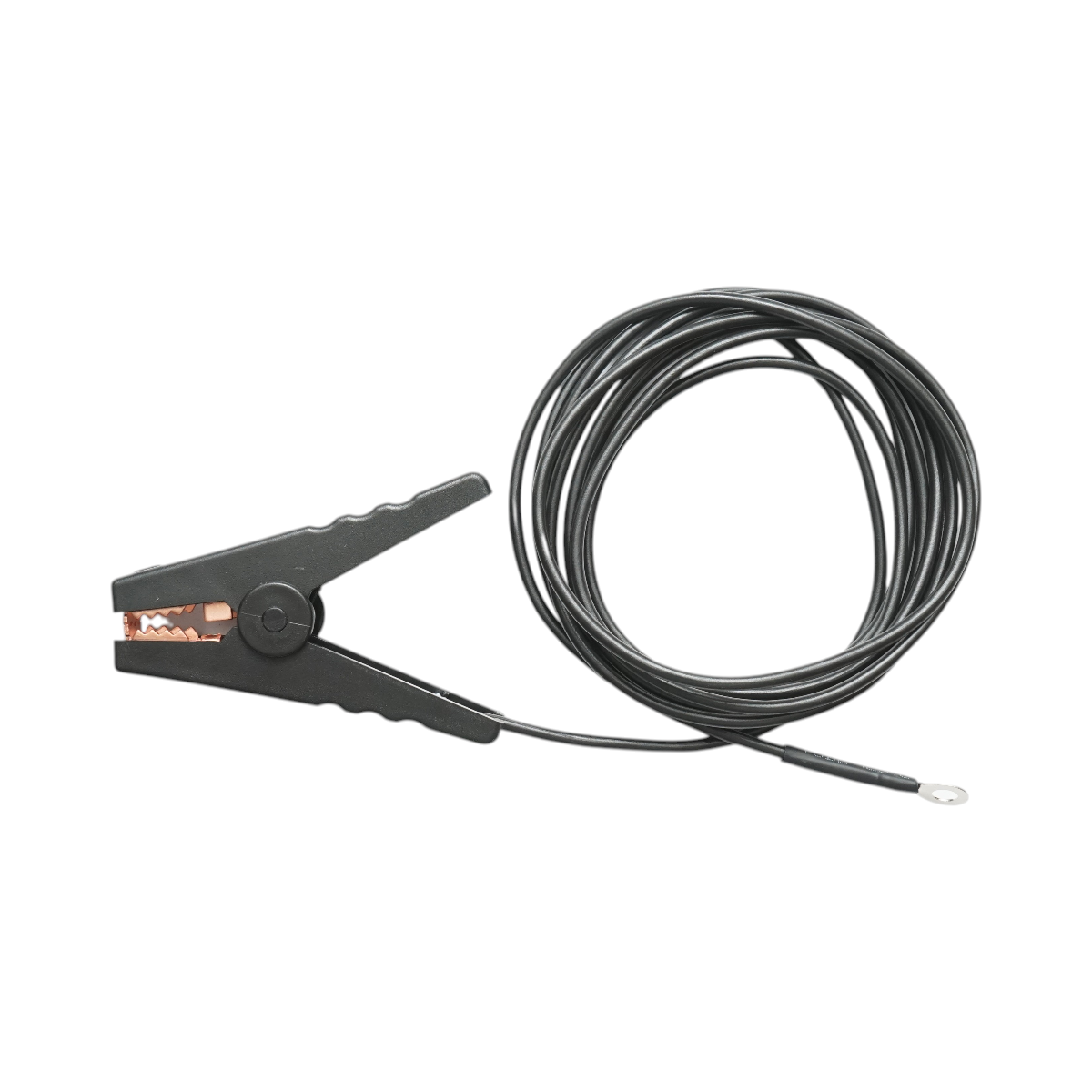 Cablu de racordare cu clema crocodil negru pentru gard electric - imagine 2
