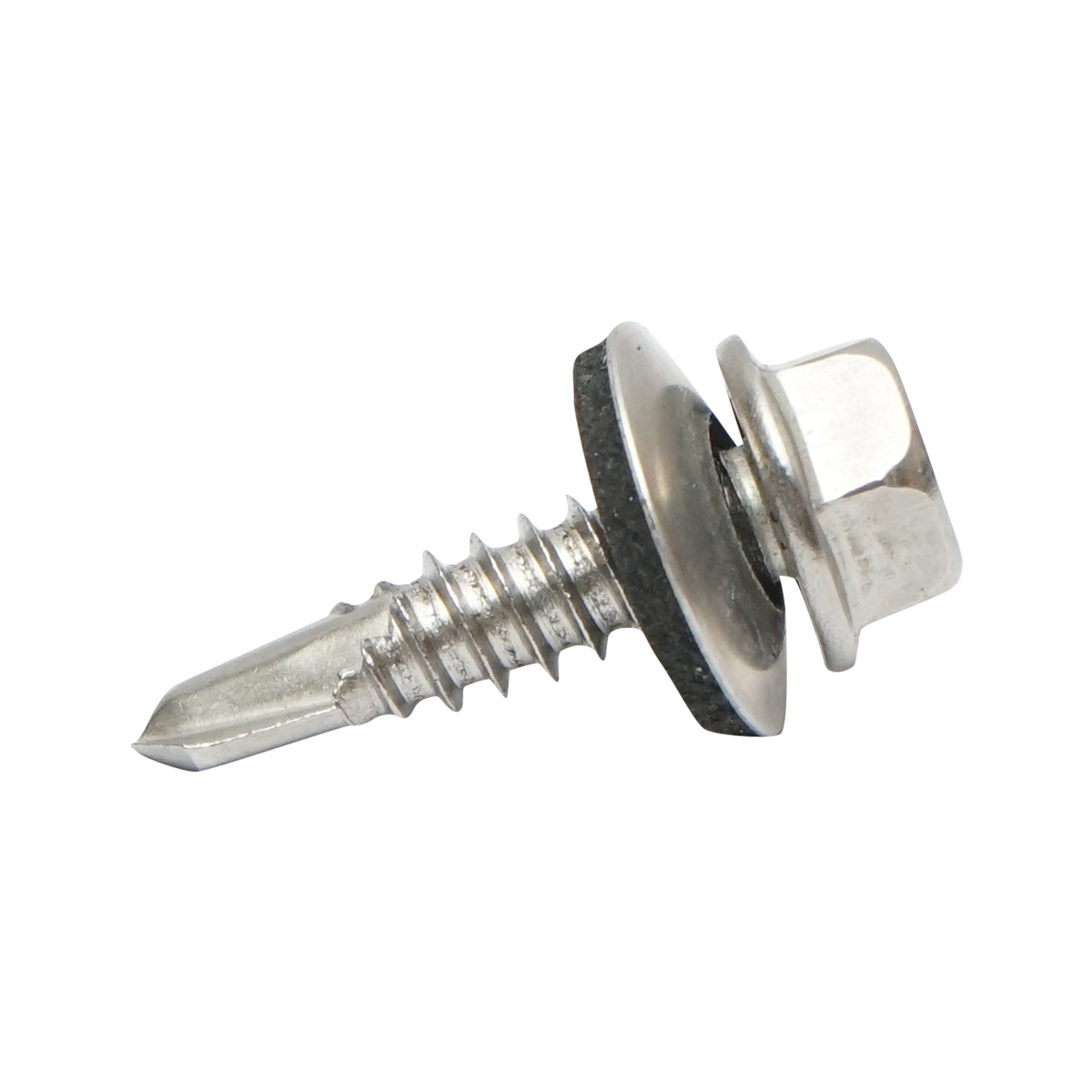 Surub 4.8x25mm DIN7504K autoforant cu garnitura EPDM pentru mini sina panouri solare fotovoltaice Breckner Germany - imagine 2