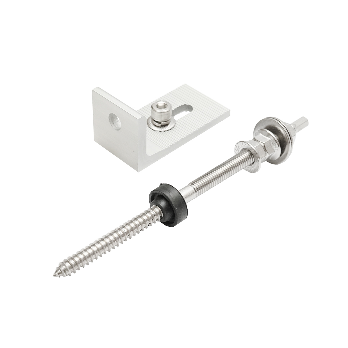 Kit clema si surub M10x200mm prinderi panou solar fotovoltaic sistem B Breckner Germany - imagine 4