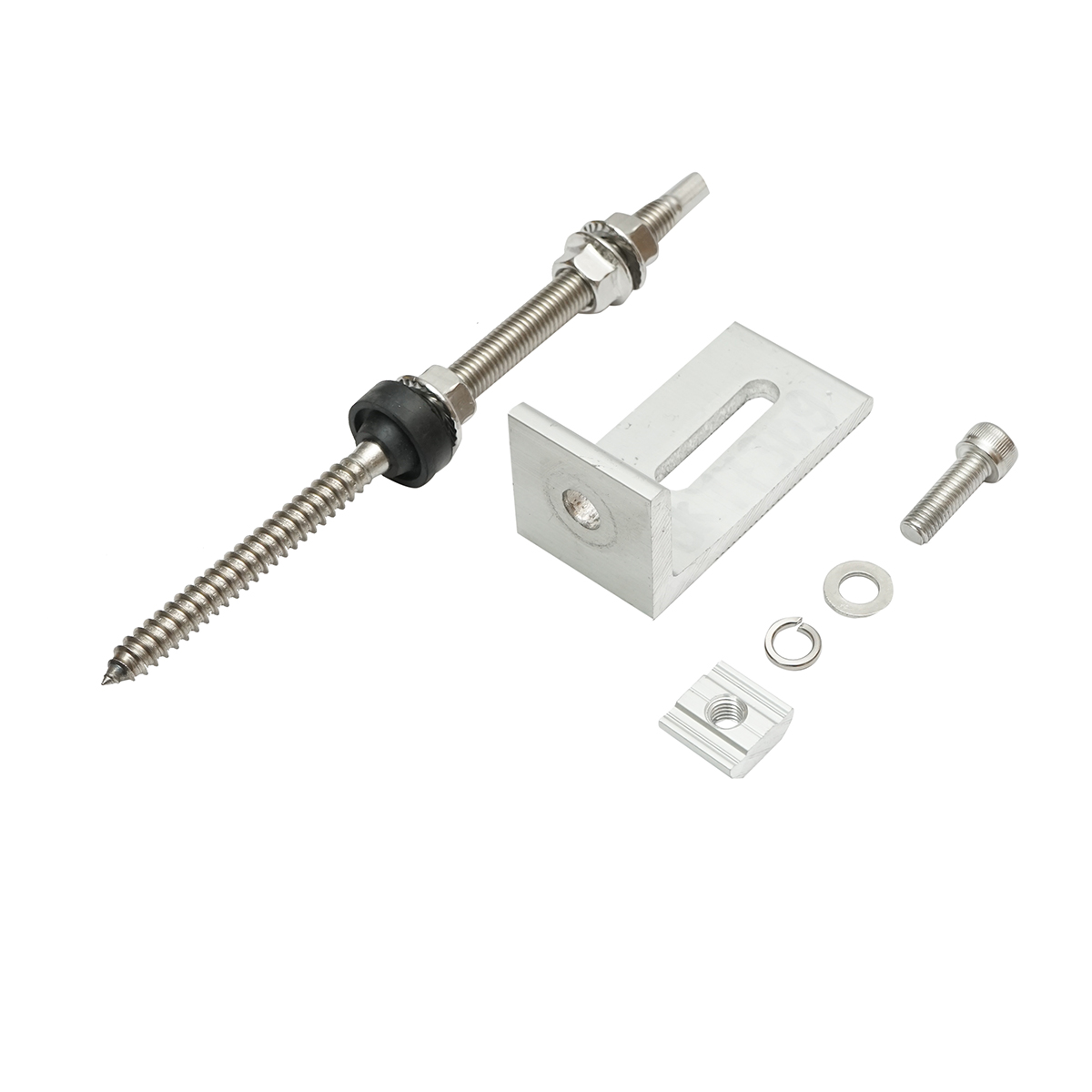 Kit clema si surub prinderi panou solar fotovoltaic sistem A, 20mm Breckner Germany - imagine 3