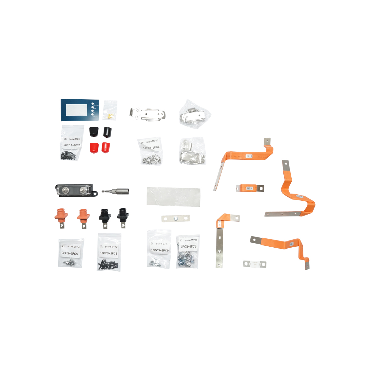 Cutie stocare pentru baterii 3.2V, LiFePO4, 16x280Ah cu BMS 48V, rack stocare - imagine 5