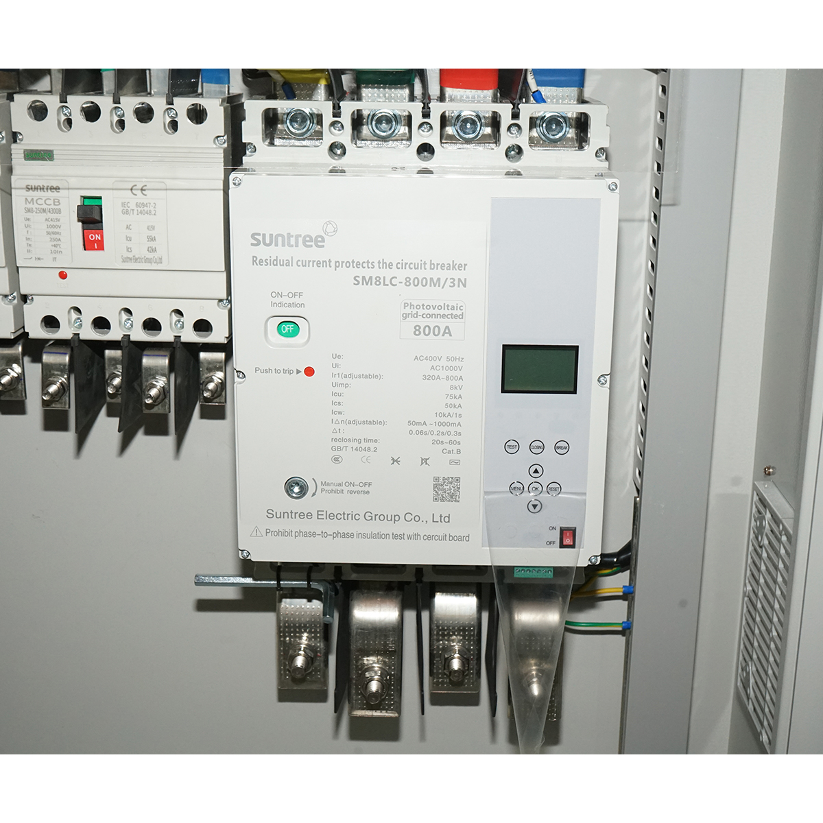 Tablou electric protectie sistem solar fotovoltaic 400kW, 800A IP54 Suntree - imagine 9