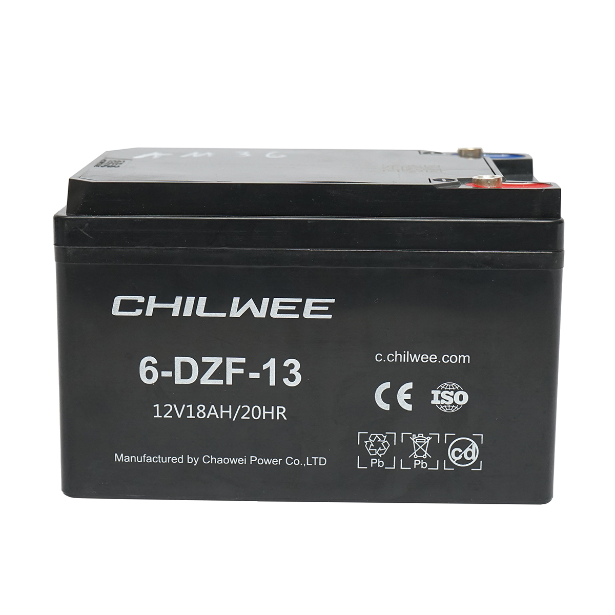 Baterie VRLA cu gel pentru bicicleta electrica cu grafen 6-DZF-13, 12V, 18AH-20HR CHILWEE
