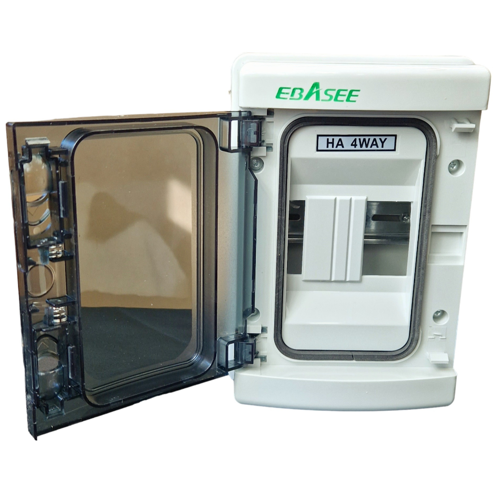 Tablou sigurante aplicat 1 rand, 4 module, IP65, 210x140x100mm Ebasee - imagine 2