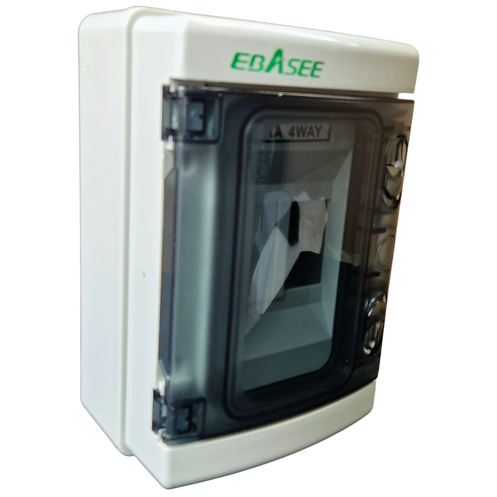 Tablou sigurante aplicat 1 rand, 4 module, IP65, 210x140x100mm Ebasee - imagine 3