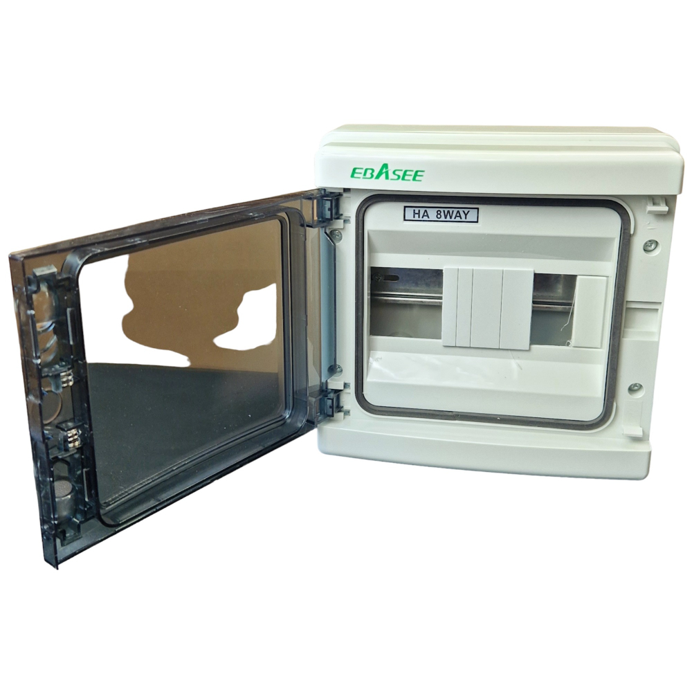 Tablou sigurante aplicat 1 rand, 8 module, IP65, 210x210x100mm Ebasee - imagine 3