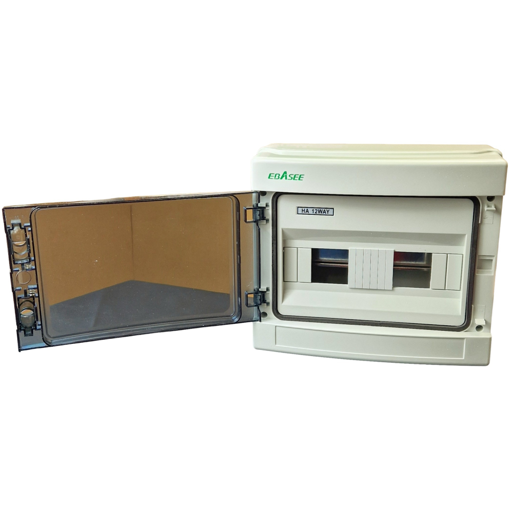 Tablou sigurante aplicat 1 rand, 12 module, IP65, 295x255x130mm Ebasee - imagine 3