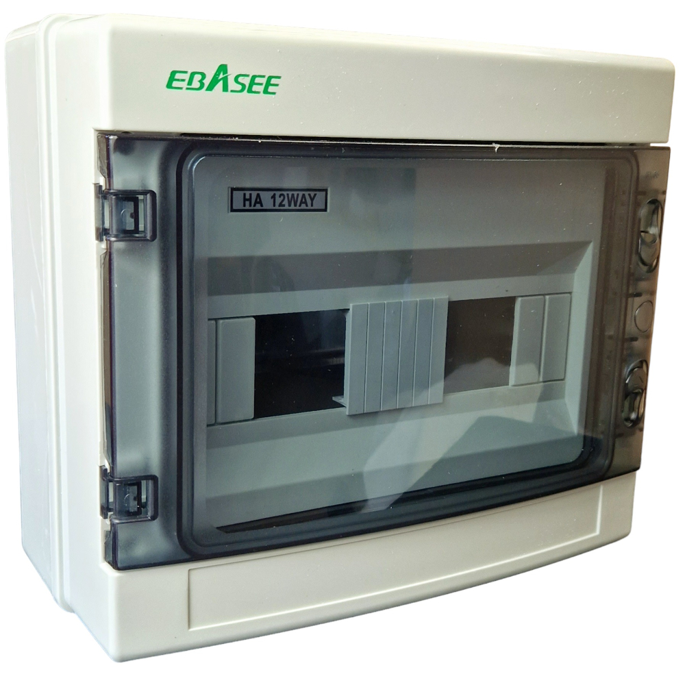 Tablou sigurante aplicat 1 rand, 12 module, IP65, 295x255x130mm Ebasee - imagine 2