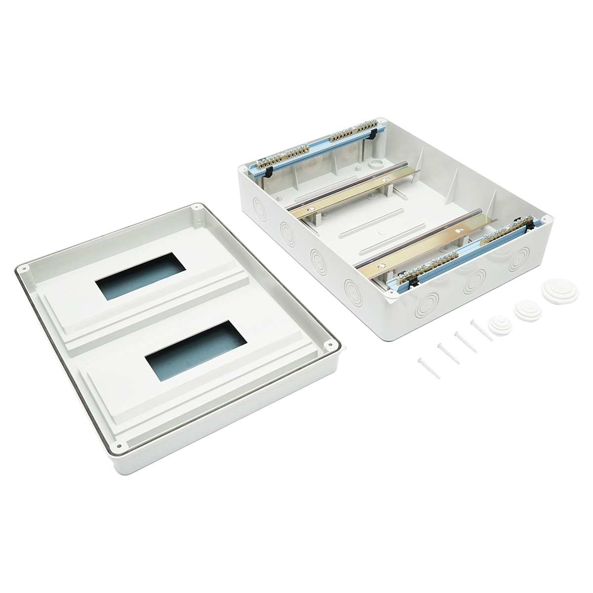 Tablou electric aplicat 2 randuri, 24 module, IP65, 420x295x130mm - imagine 7