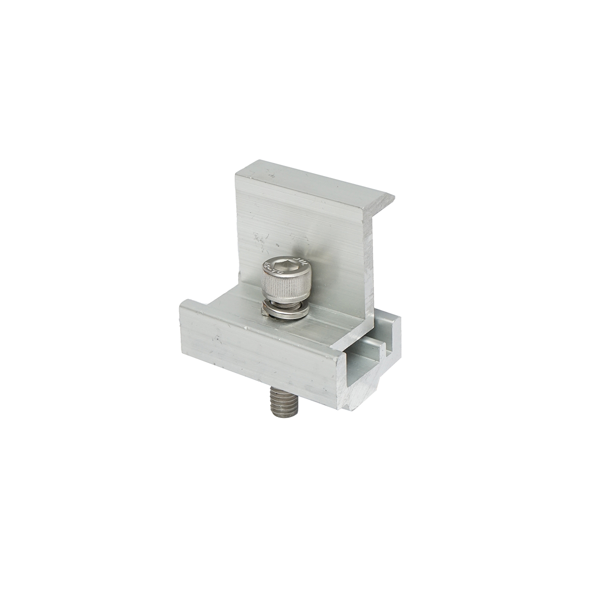 Clema capat 35mm prinderi panou solar fotovoltaic profil U pentru sistem LF74, LT24