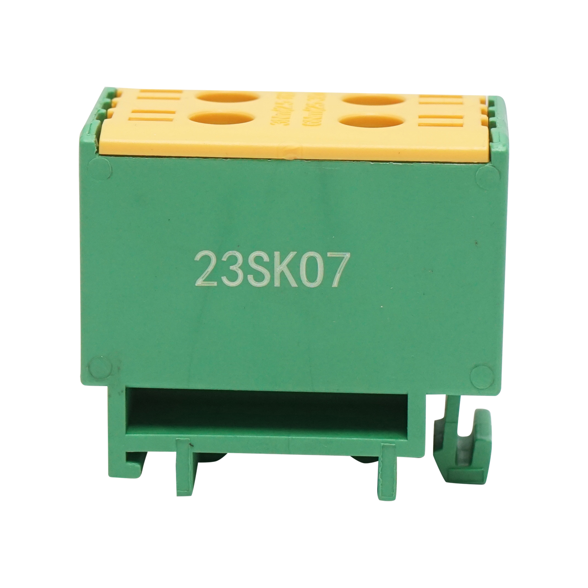 Clema derivatie AL-CU, 1P, izolata galben-verde 25mm2, 380VAC - imagine 2