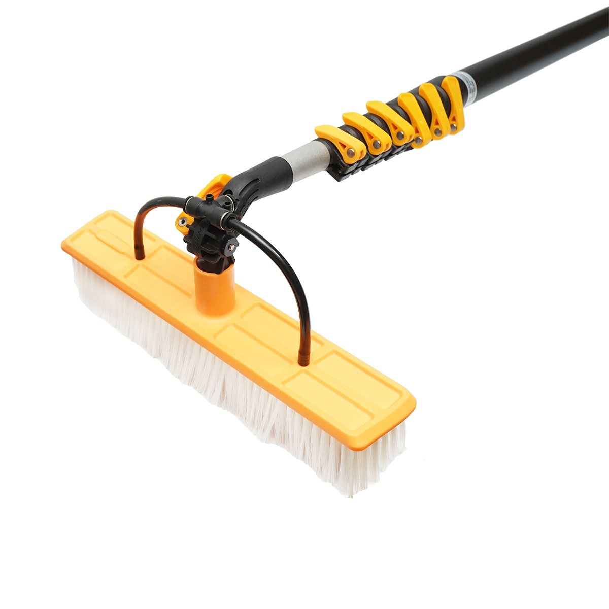 Sistem de curatare cu pompa 12-24-220V si brat cu perie telescopic max la 8.5M pentru panouri solare fotovoltaice - imagine 6