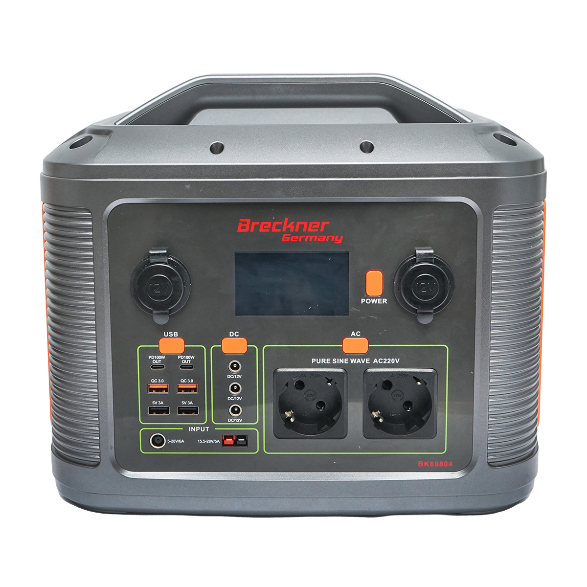 Baterie portabila stationara Li-Ion incarcare solara 12V, 10A, 1008Wh Breckner Germany