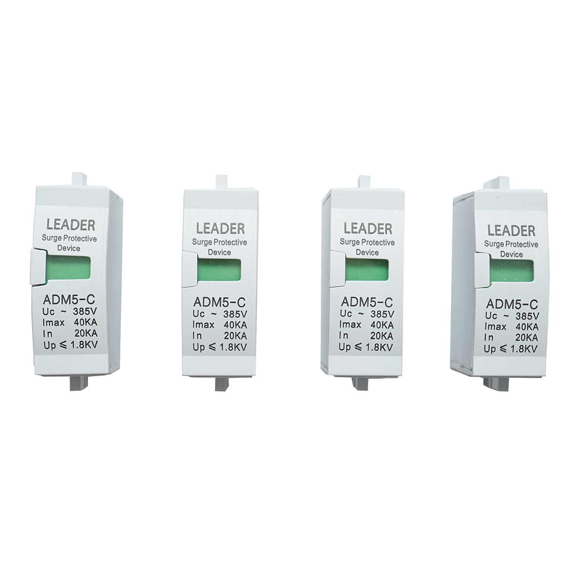 Set 4 cartuse pentru descarcator supratensiune AC SPD 4P-40KA Leader