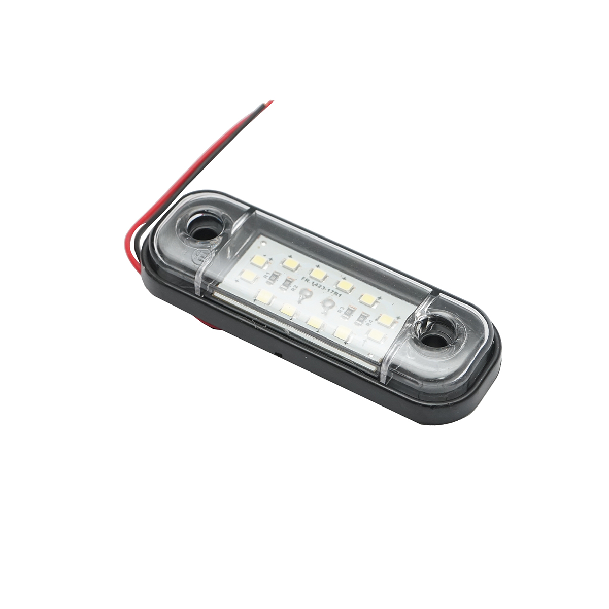 Lampa laterala gabarit slim LED 12-24V, alba FR0175 Breckner Germany - imagine 3