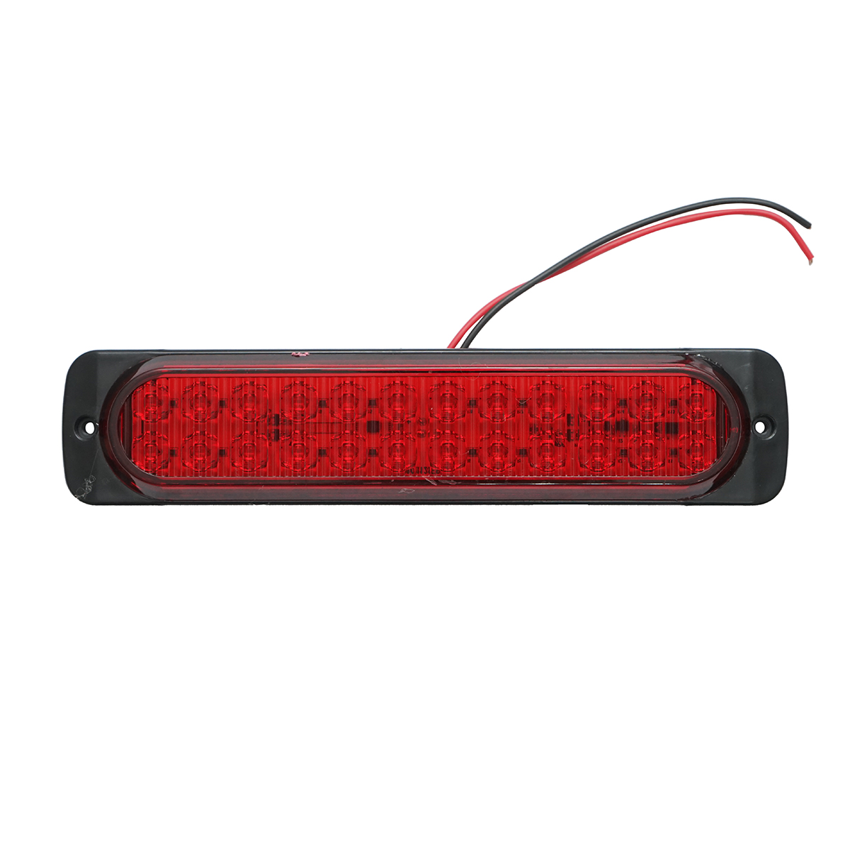 Lampa laterala gabarit slim LED 12-24V rosie 195x45x15mm FR1280 Breckner Germany