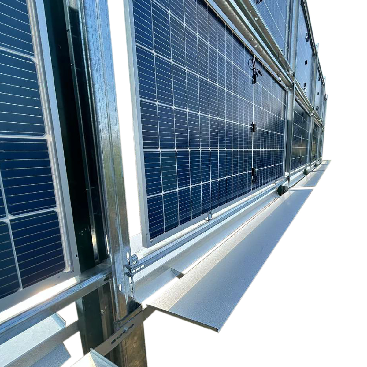 Kit gard, structura pentru 20 panouri solare fotovoltaice bifaciale 660-680W - imagine 8