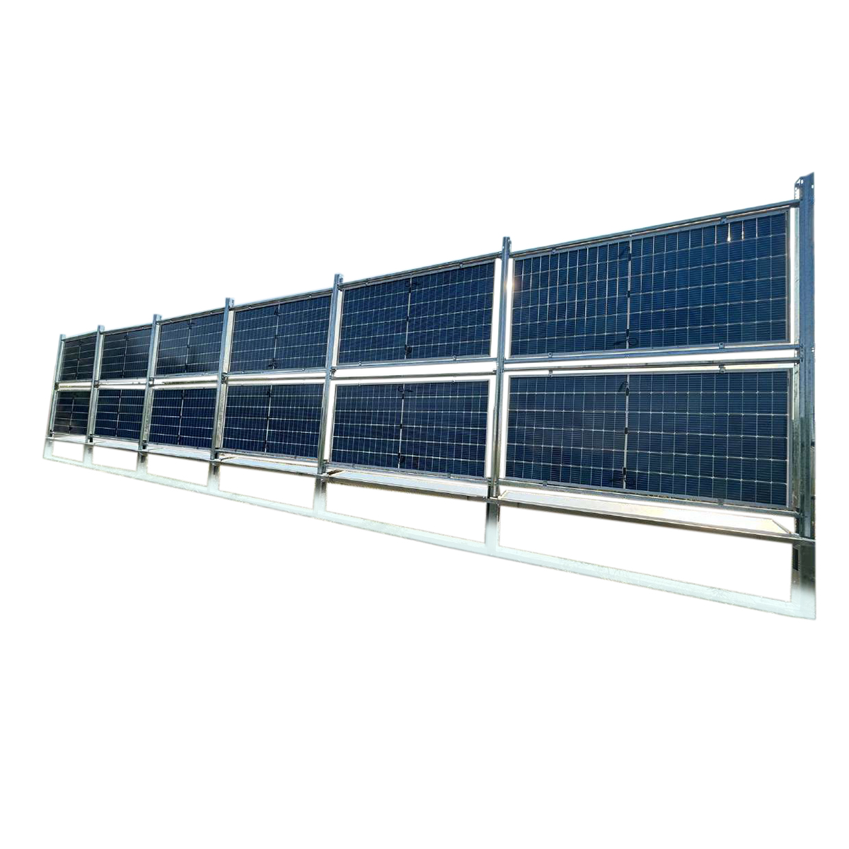 Kit gard, structura pentru 20 panouri solare fotovoltaice bifaciale 660-680W - imagine 2