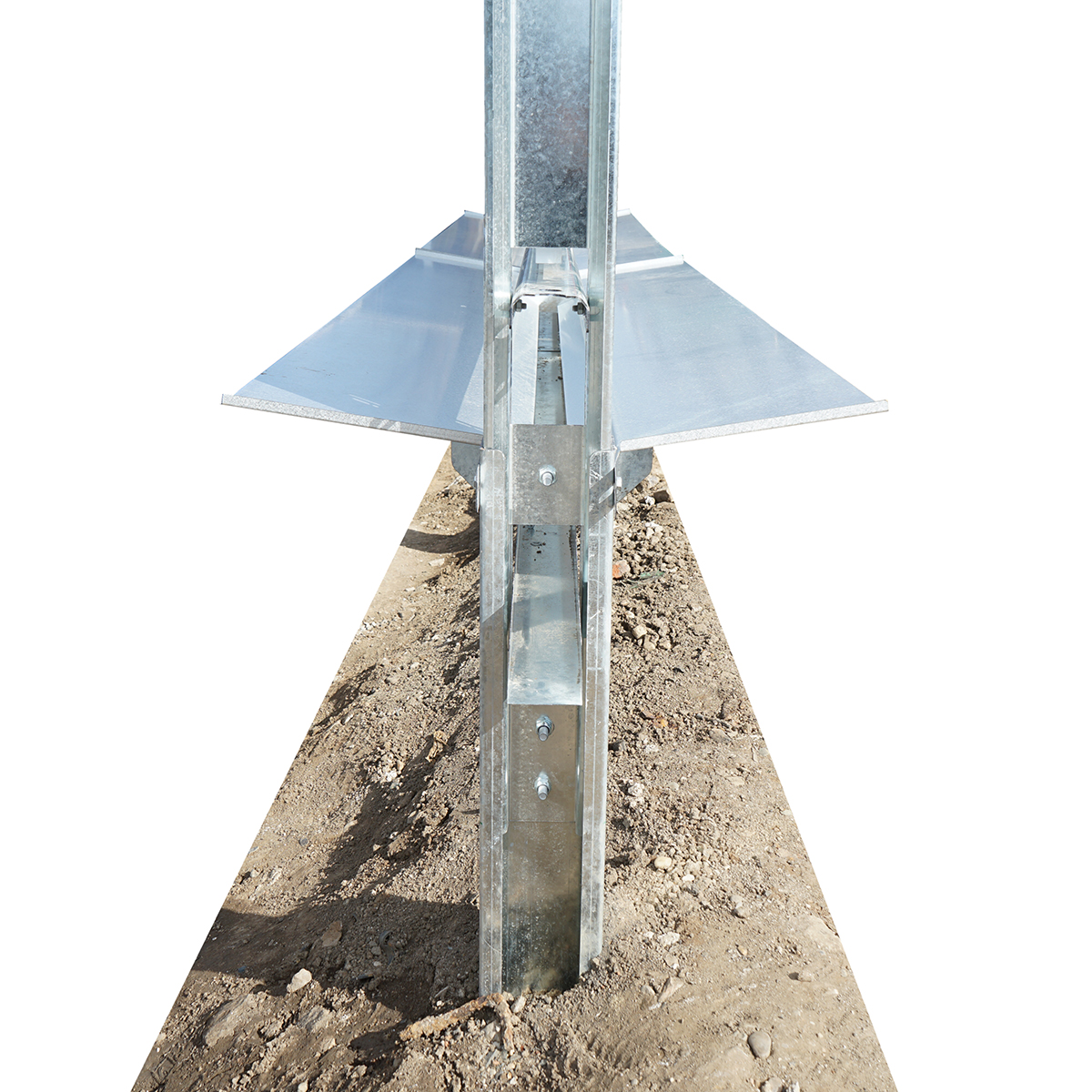 Kit gard, structura pentru 20 panouri solare fotovoltaice bifaciale 660-680W - imagine 9