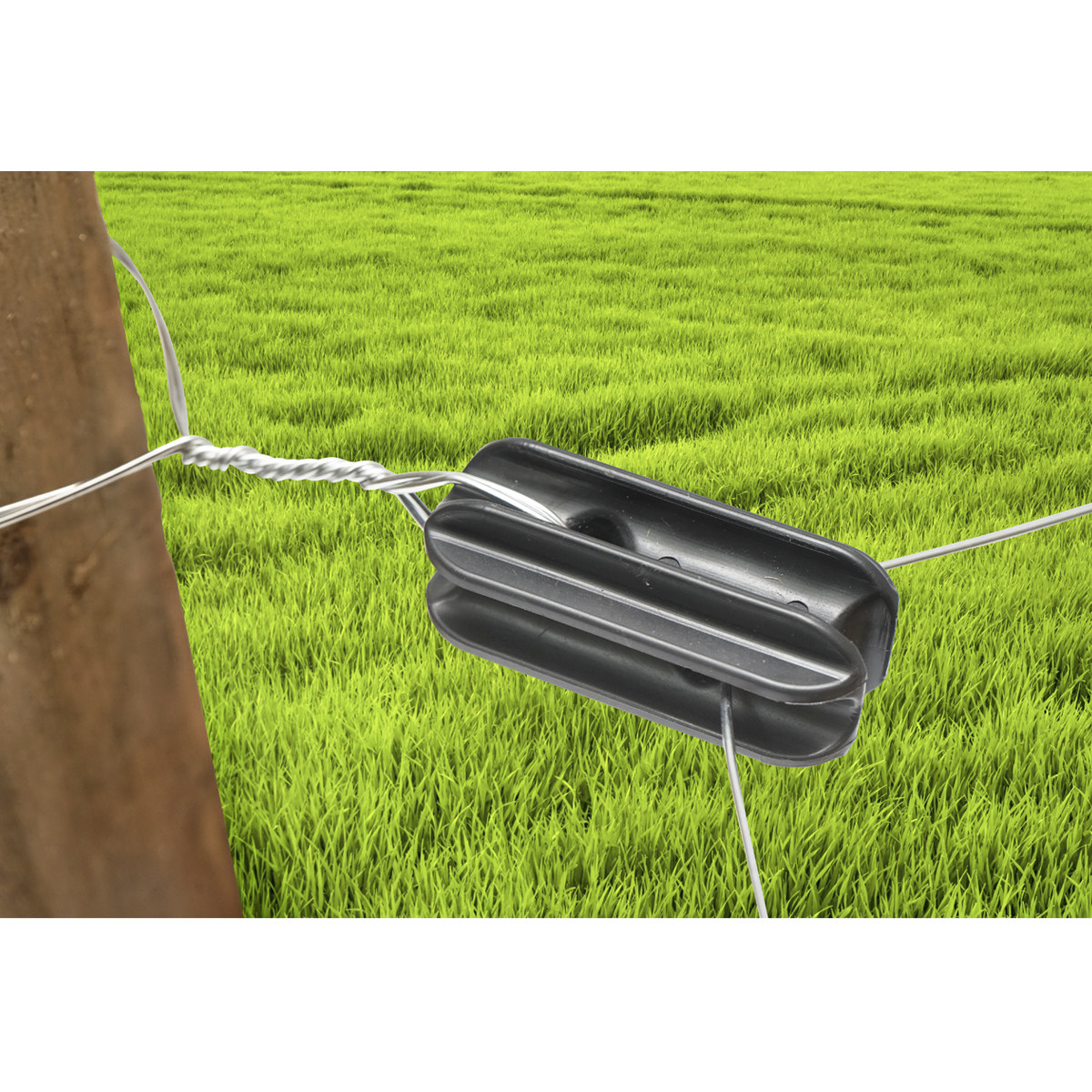 Izolator de capat, negru pentru gard electric Breckner Germany - imagine 3