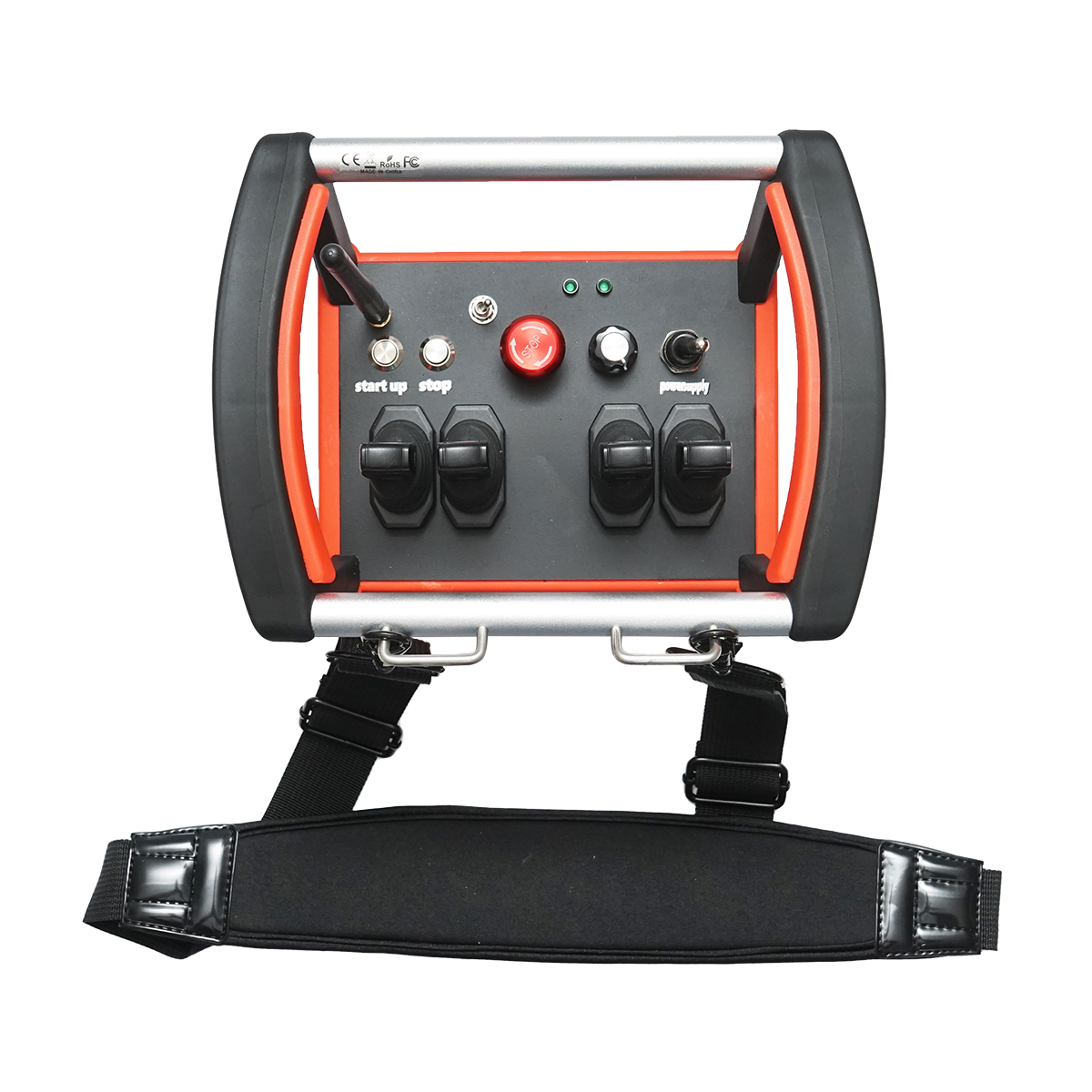 Telecomanda industriala wireless cu 4 comenzi DC 24V, IP65, 1000m Breckner Germany - imagine 2