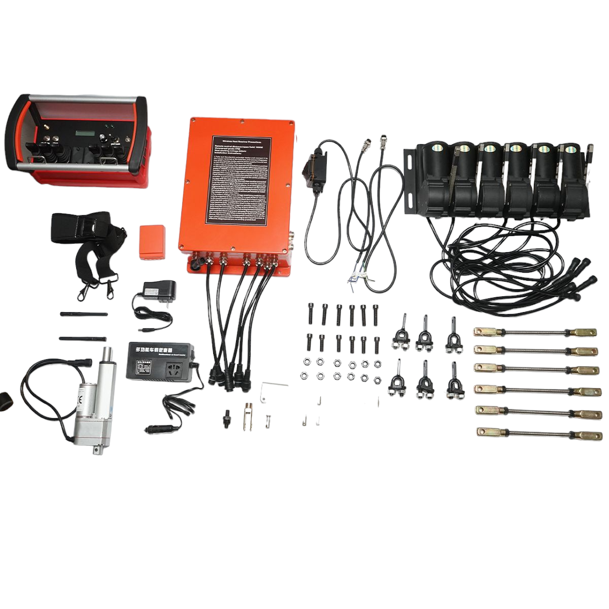 Telecomanda industriala wireless cu 6 comenzi DC 24V, IP65, 1000m Breckner Germany - imagine 2