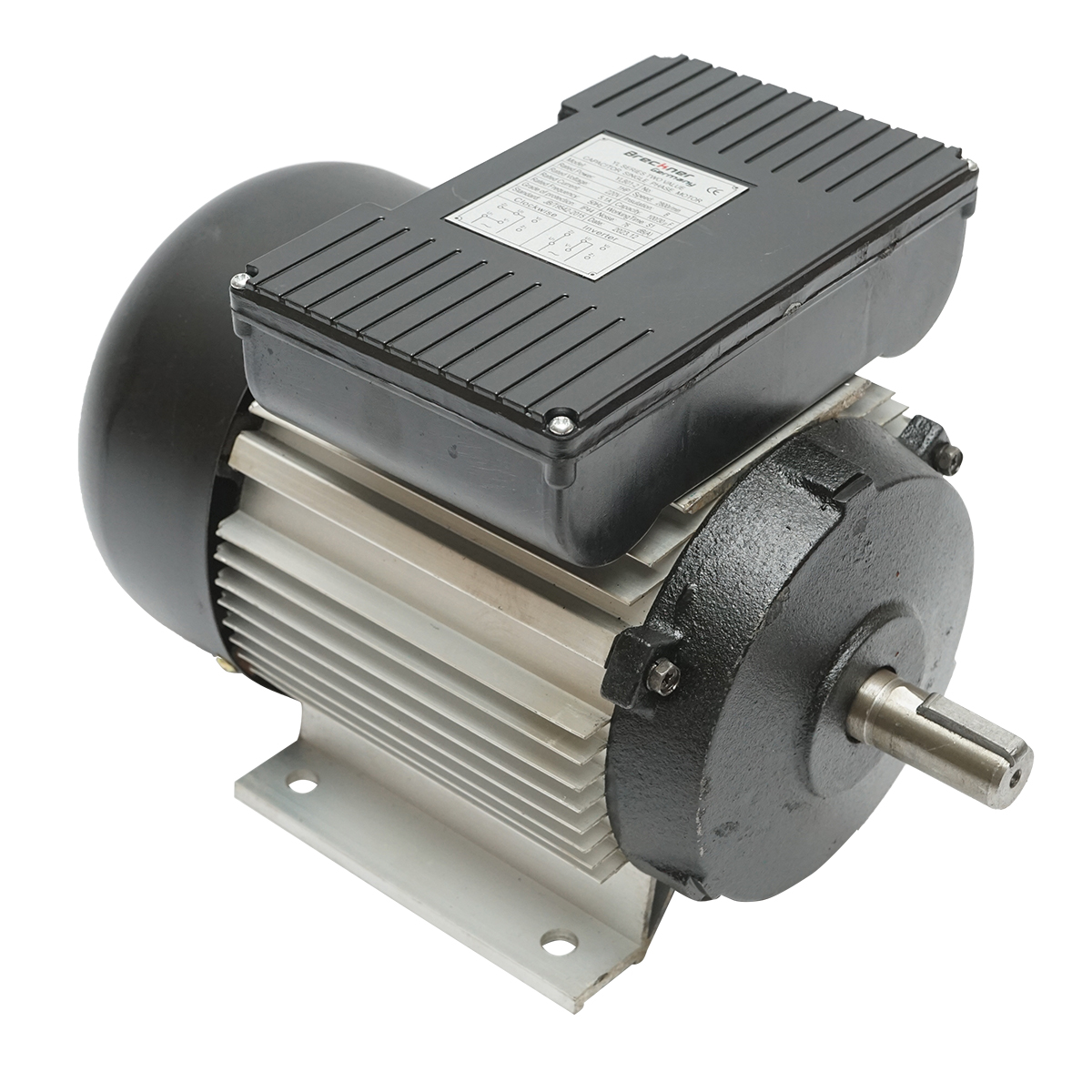 Motor electric monofazat 0.75 KW, 220V cu carcasa de aluminiu IP44 - imagine 4