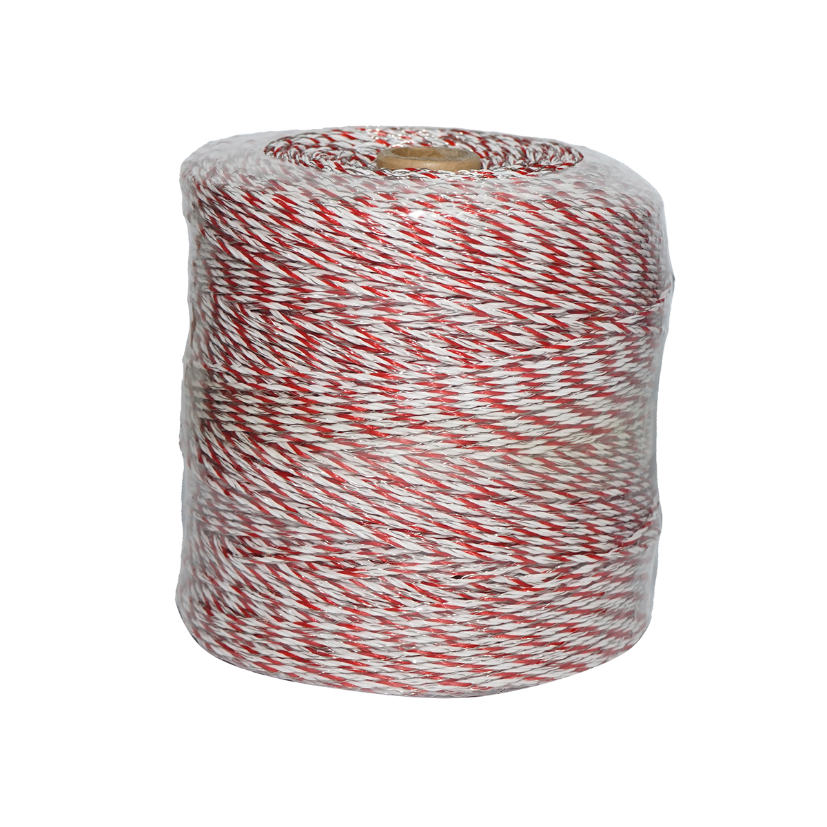 Rola fir rosu-alb fi 3mm 4x0.3mm 0.5 Ohm/m SS, 500m gard electric Breckner Germany - imagine 2