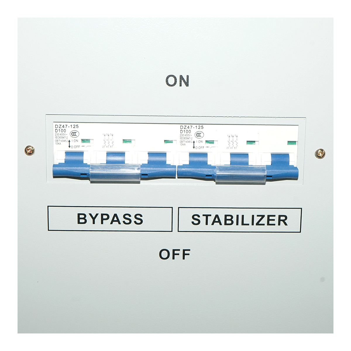 Stabilizator automat de tensiune 45KVA trifazat cu servomotor, bypass, afisaj LCD Breckner Germany - imagine 7