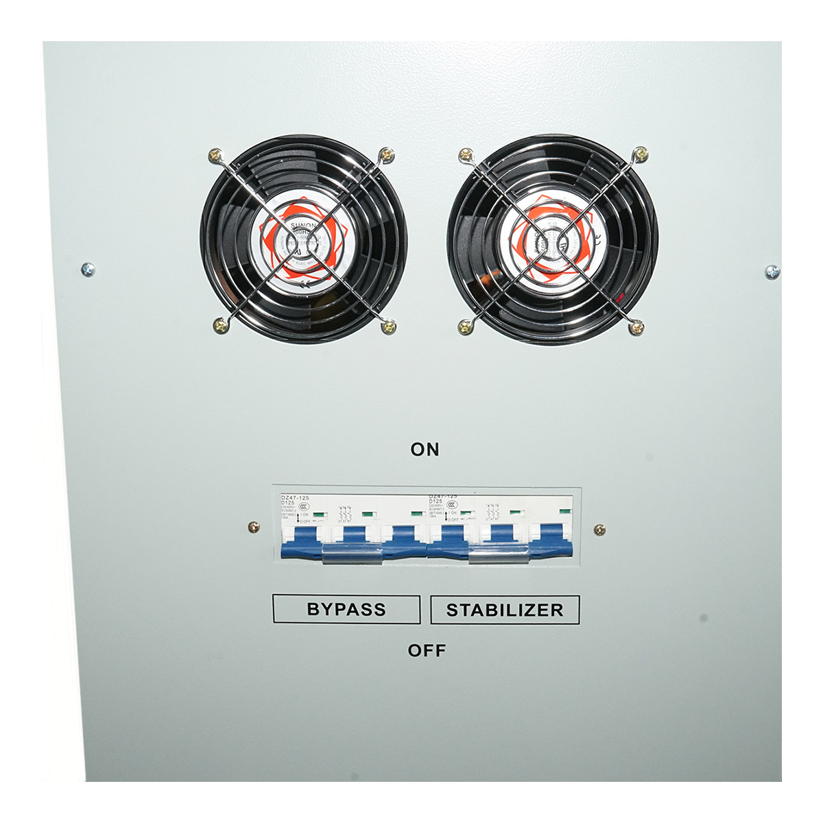 Stabilizator automat de tensiune 80KVA trifazat cu servomotor, bypass, afisaj LCD Breckner Germany - imagine 8