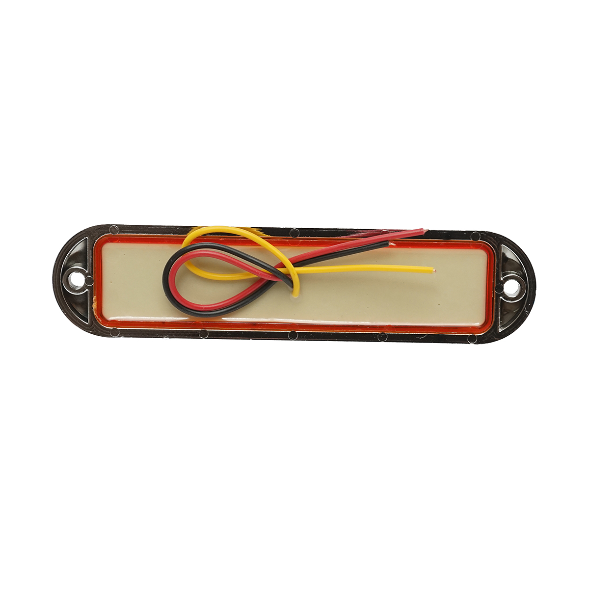 Lampa laterala gabarit slim galbena cromata LED 12-24V, galbena FR1286CY Breckner Germany - imagine 3
