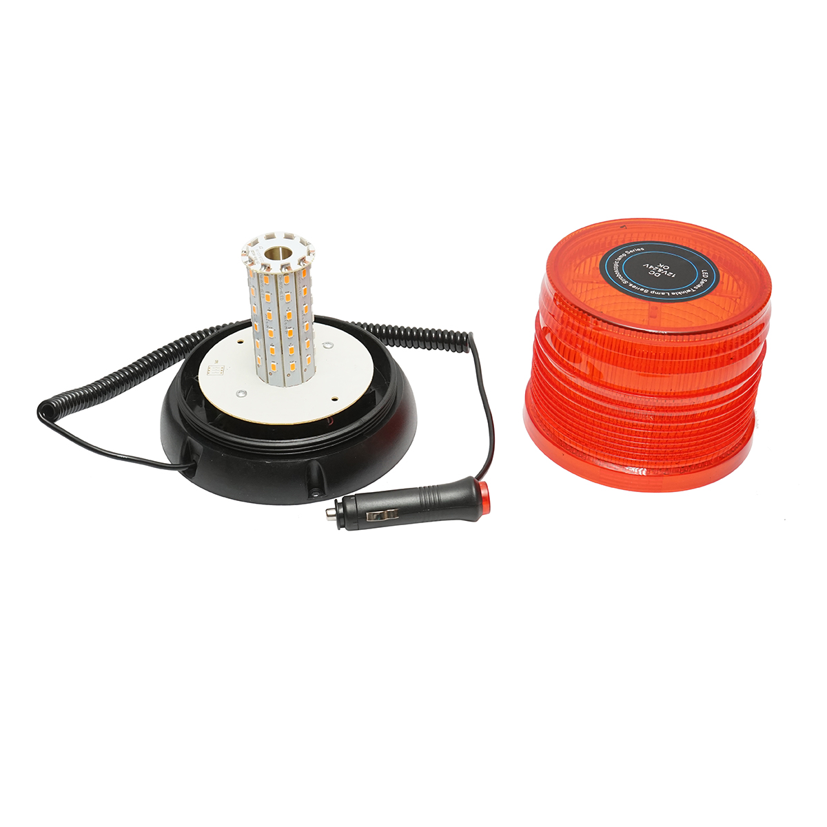 Girofar LED 12-24V cu talpa magnetica IP65 - imagine 3