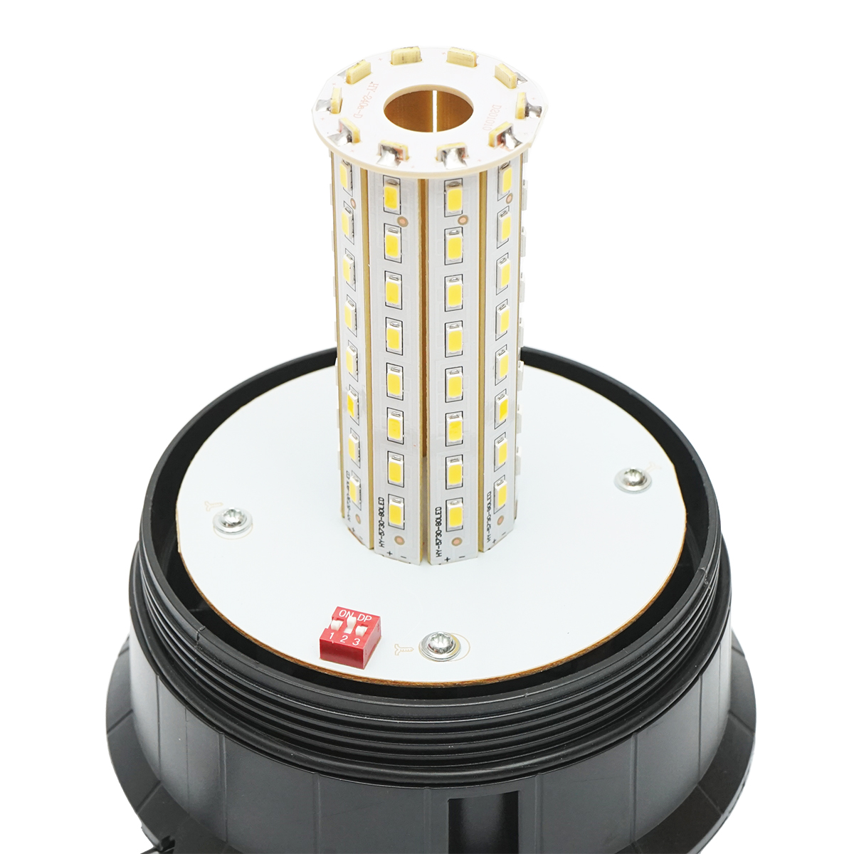Girofar LED 12-24V cu 3 functii si talpa magnetica IP65 - imagine 4