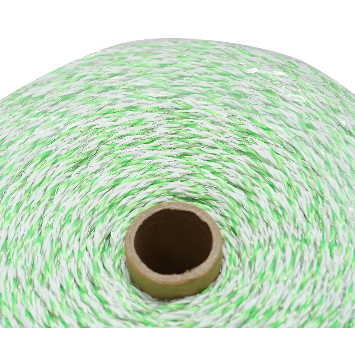 Rola fir verde fluorescent-alb fi 2.5mm 3x0.2mm SS, 1x0.25mm Cu, 1000m gard electric Breckner Germany - imagine 4