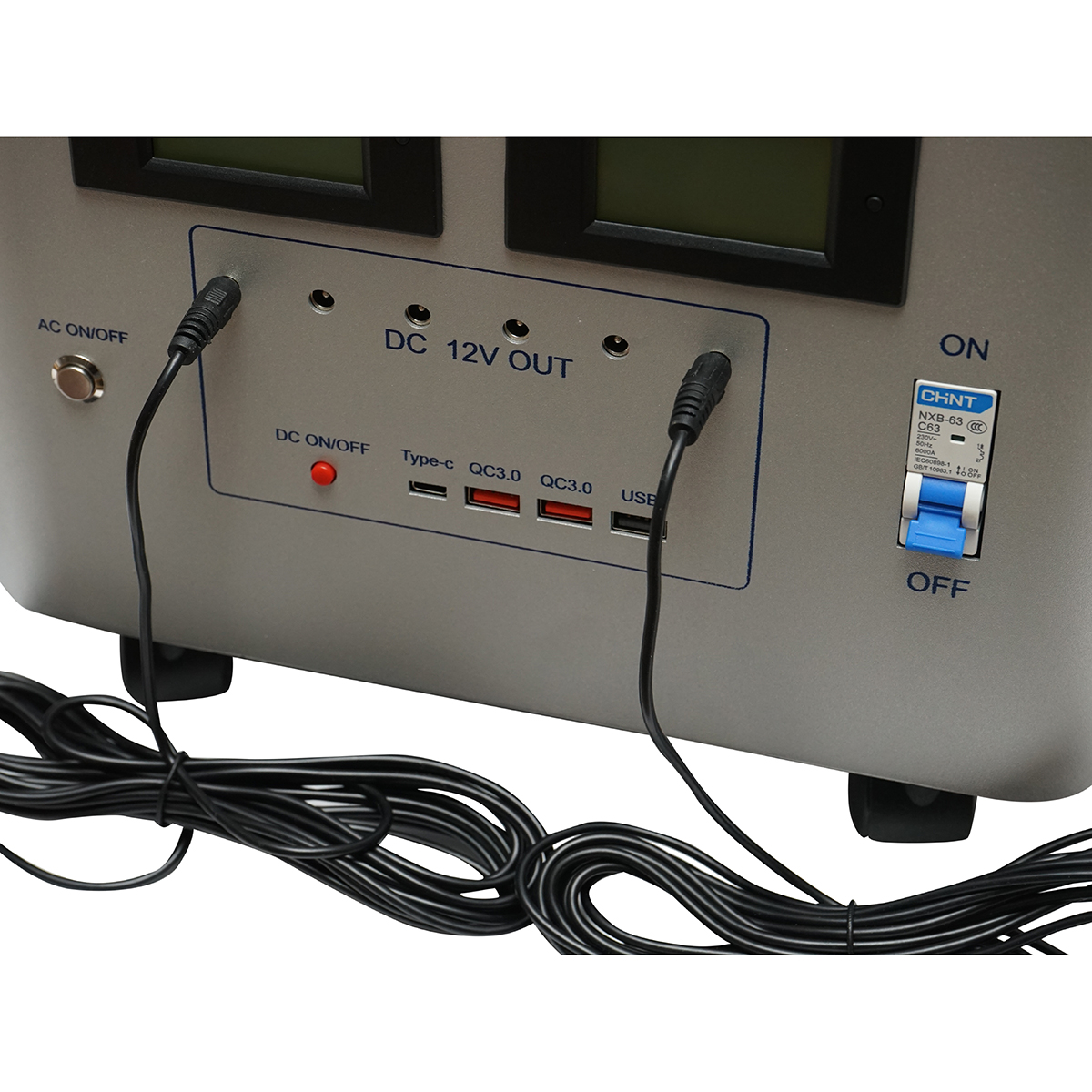 Statie portabila 2000W cu baterie LifePO4 2016Wh, 2 becuri led  3W si panou solar 200W - imagine 8