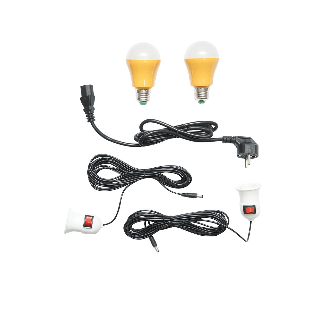 Statie portabila 2000W cu baterie LifePO4 2016Wh, 2 becuri led  3W si panou solar 200W - imagine 4