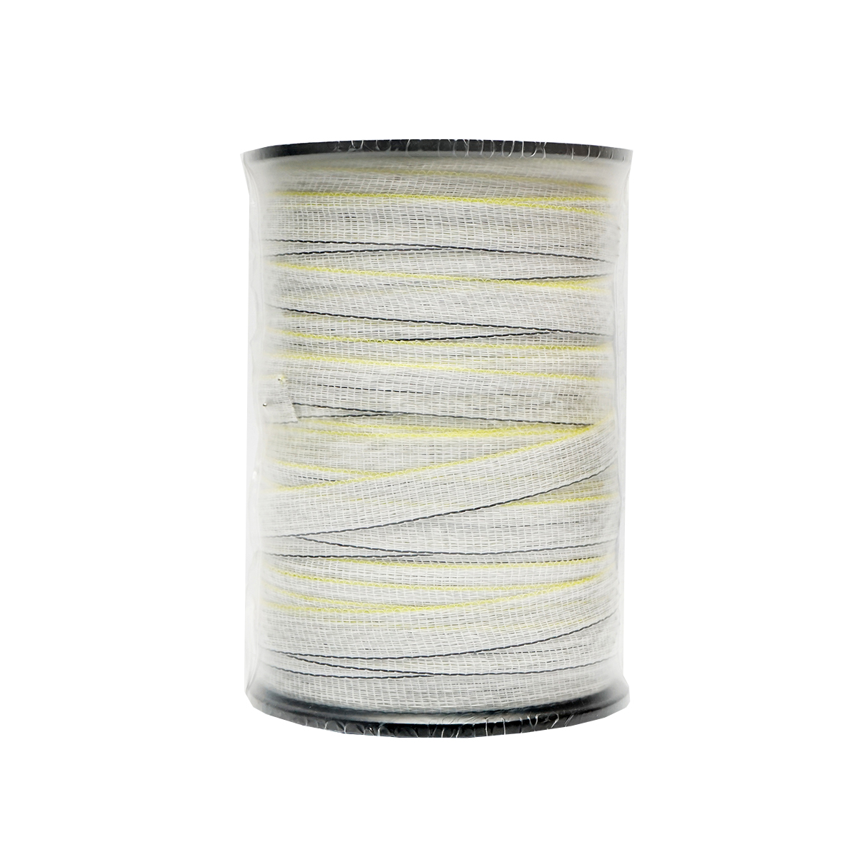 Rola banda alb-galben-negru, latime 20mm 5x0.3mm SS lungime 200m gard electric Baisan - imagine 3