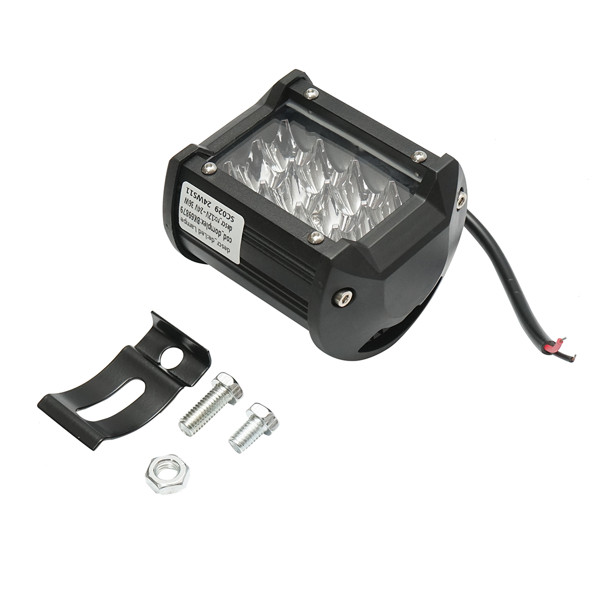 Lampa LED tip bara 12-24V, 36W, 95x80x68mm Breckner Germany - imagine 2