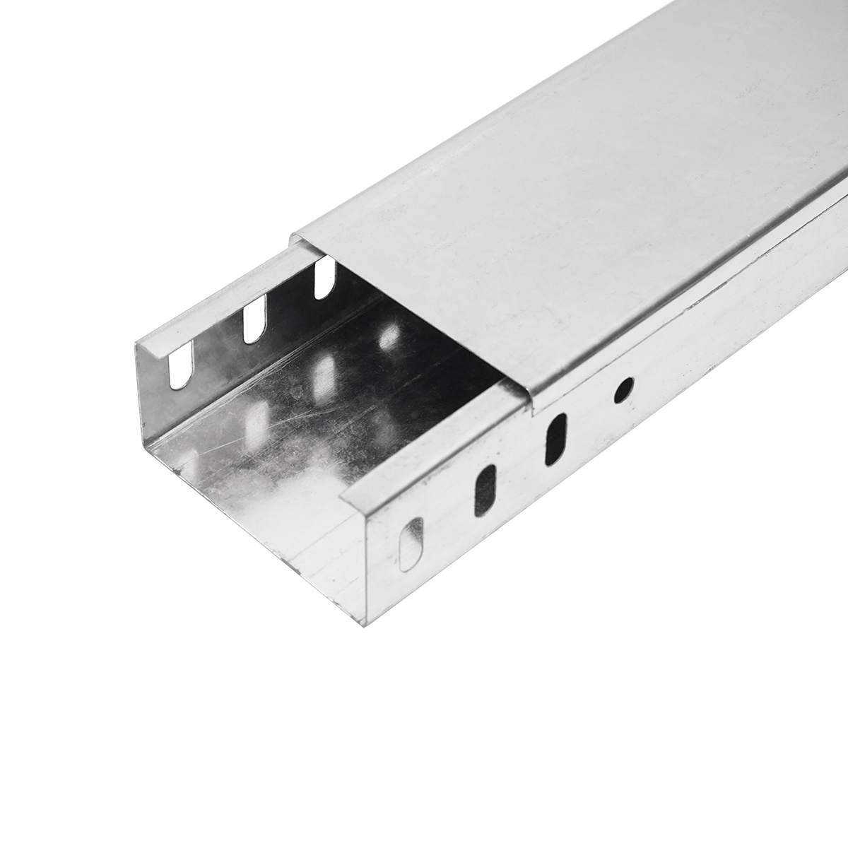 Jgheab metalic neperforat, galvanizat 50x100x2000mm