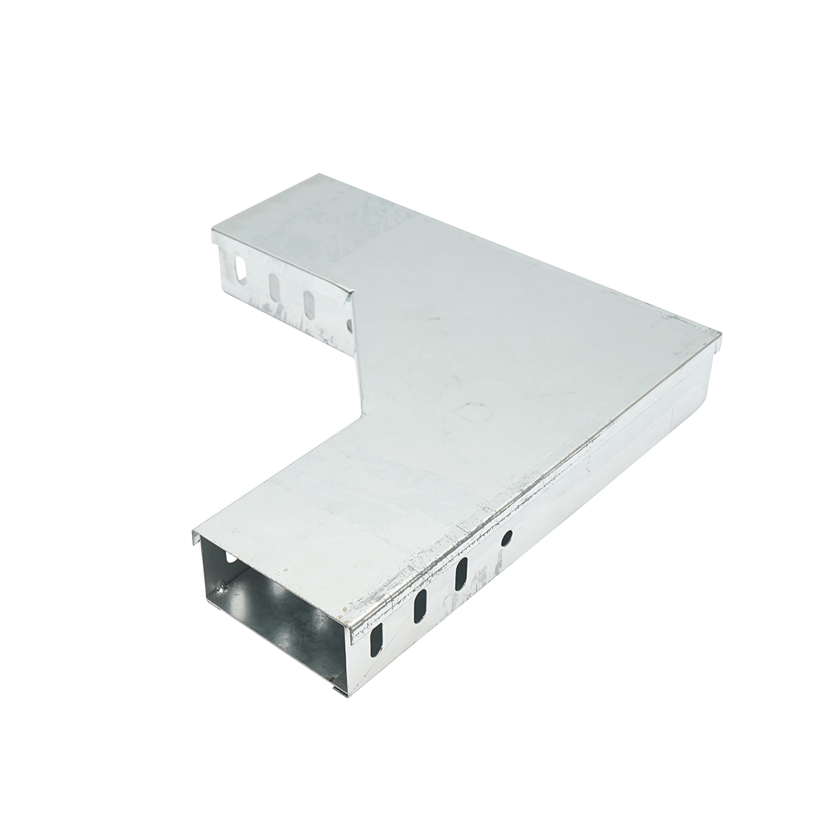 Cot orizontal 90 grade din otel galvanizat pentru jgheab 50x100mm - imagine 2