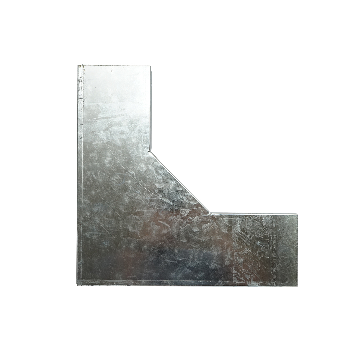 Cot orizontal 90 grade din otel galvanizat pentru jgheab 50x100mm - imagine 4