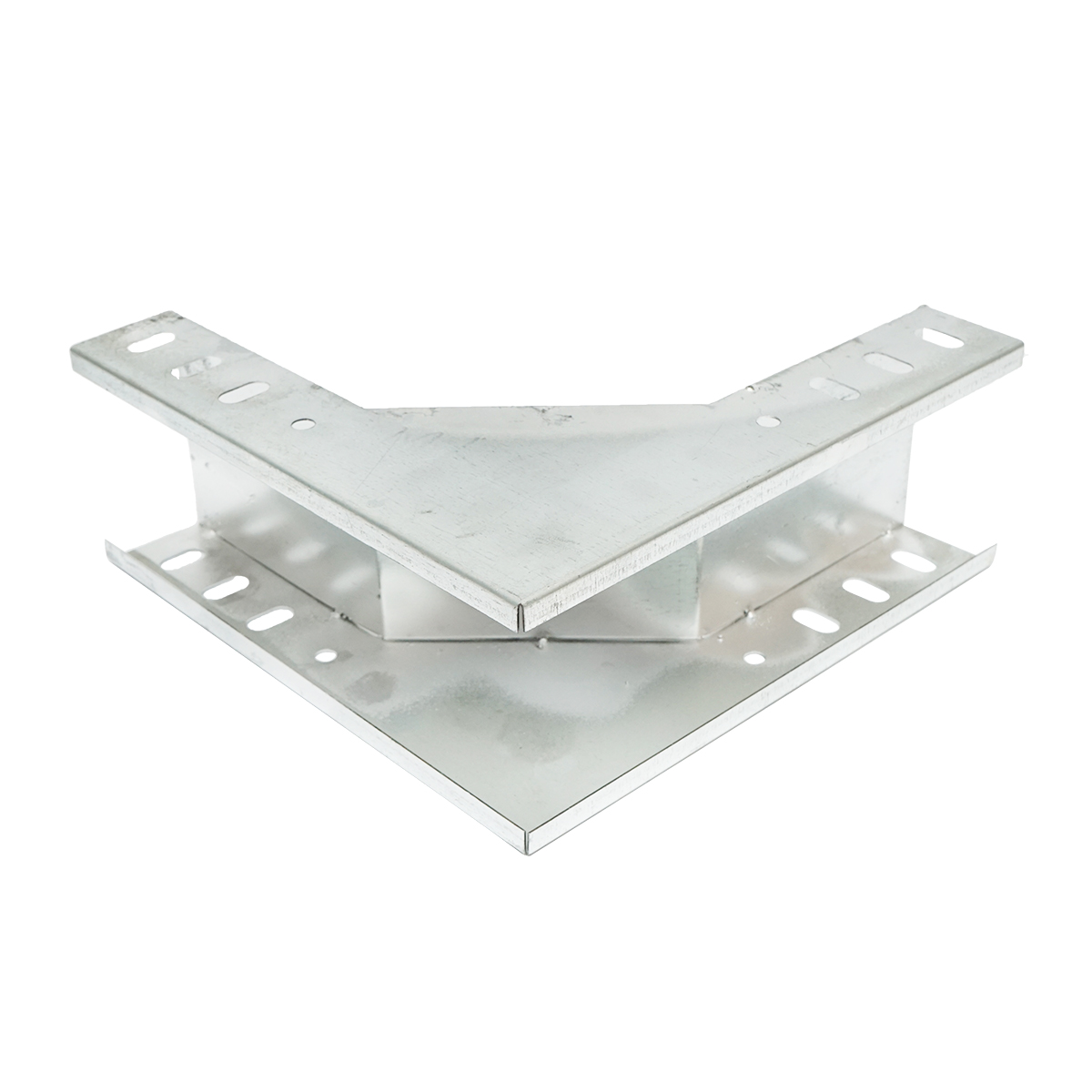 Cot vertical 90 grade de urcare din otel galvanizat pentru jgheab 100x50mm - imagine 4