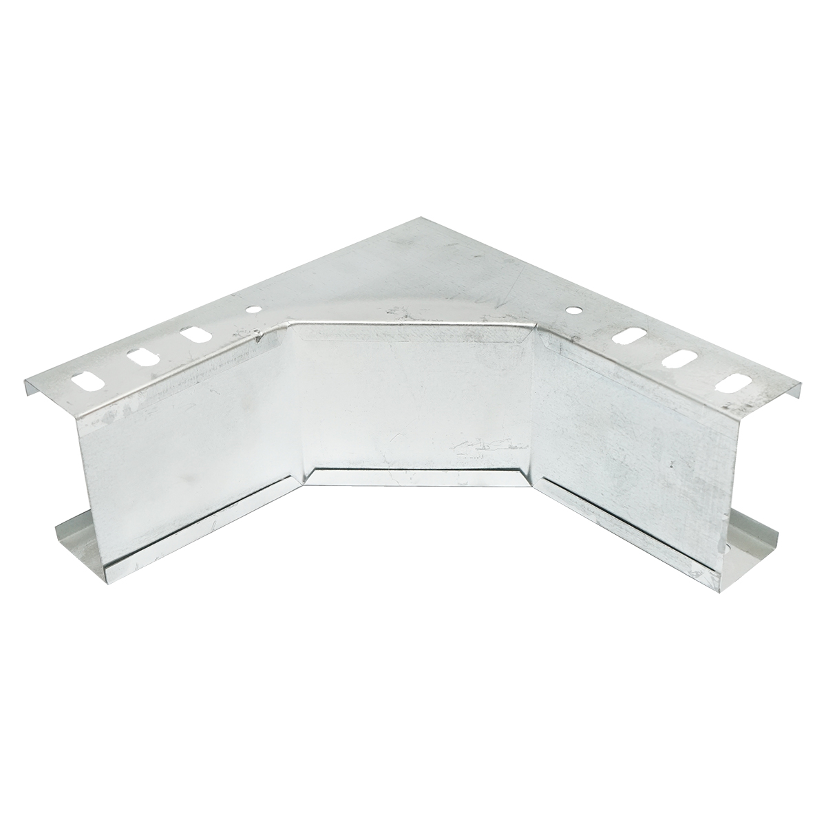 Cot vertical 90 grade de urcare din otel galvanizat pentru jgheab 100x50mm - imagine 3