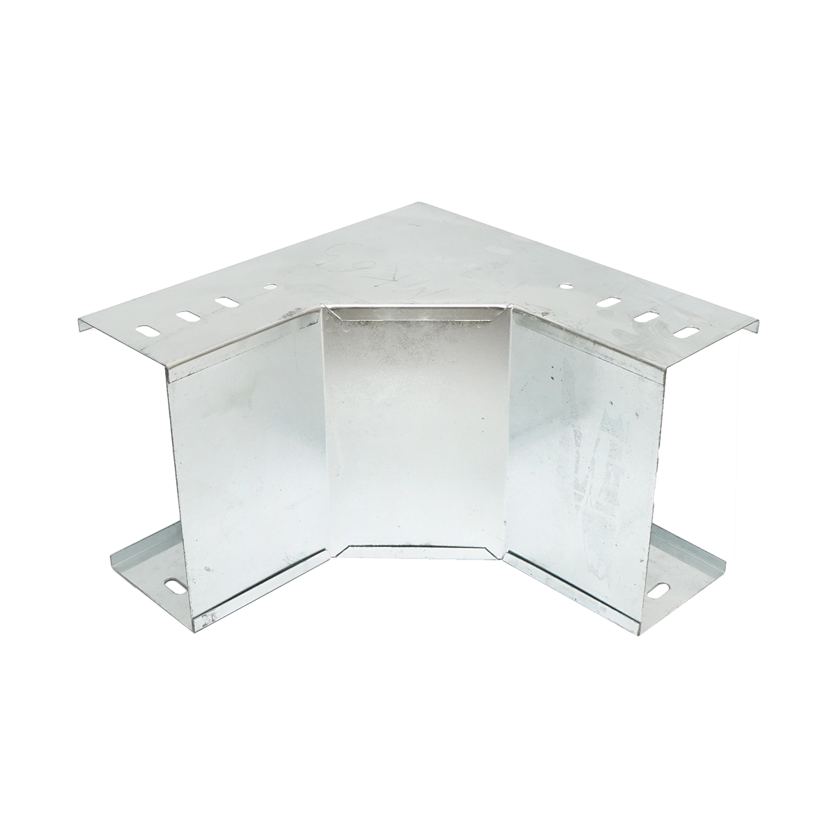 Cot vertical 90 grade de urcare din otel galvanizat pentru jgheab 100x200mm - imagine 3