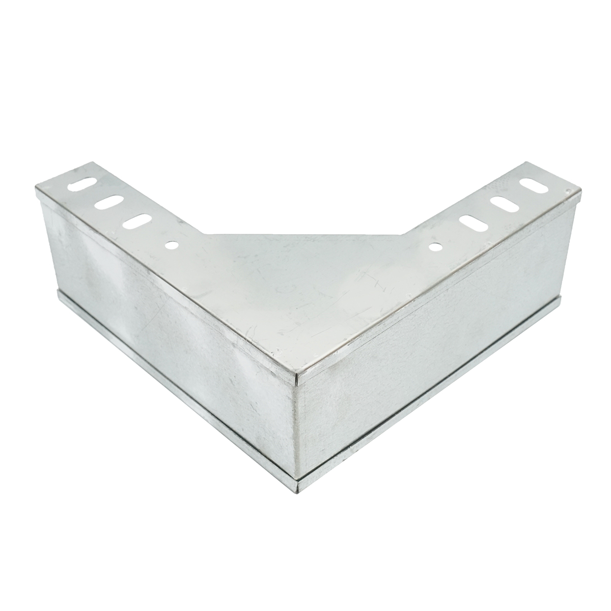 Cot vertical 90 grade de coborare din otel galvanizat pentru jgheab 100x50mm - imagine 4