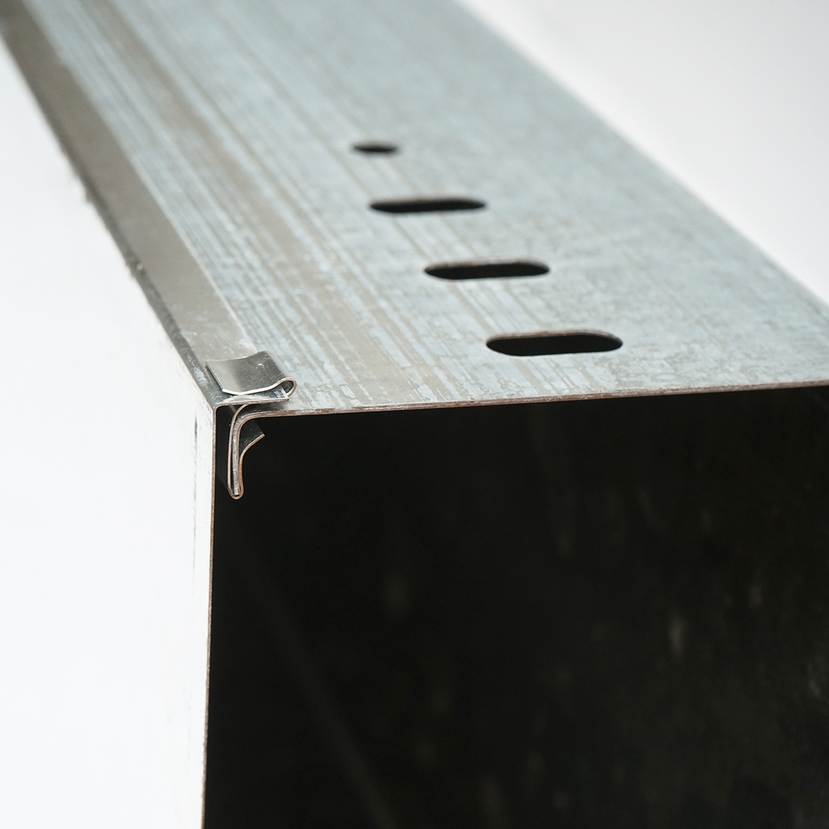 Set 50 cleme pentru capac jgheab otel galvanizat - imagine 4